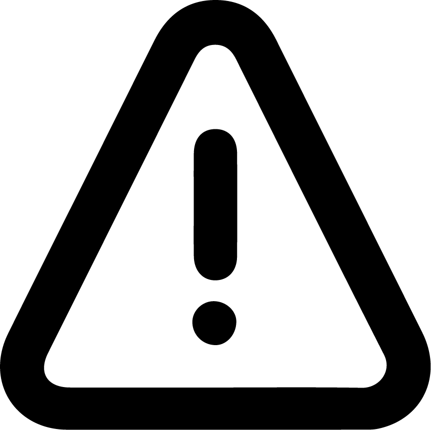 Warning sign icon - OTR
