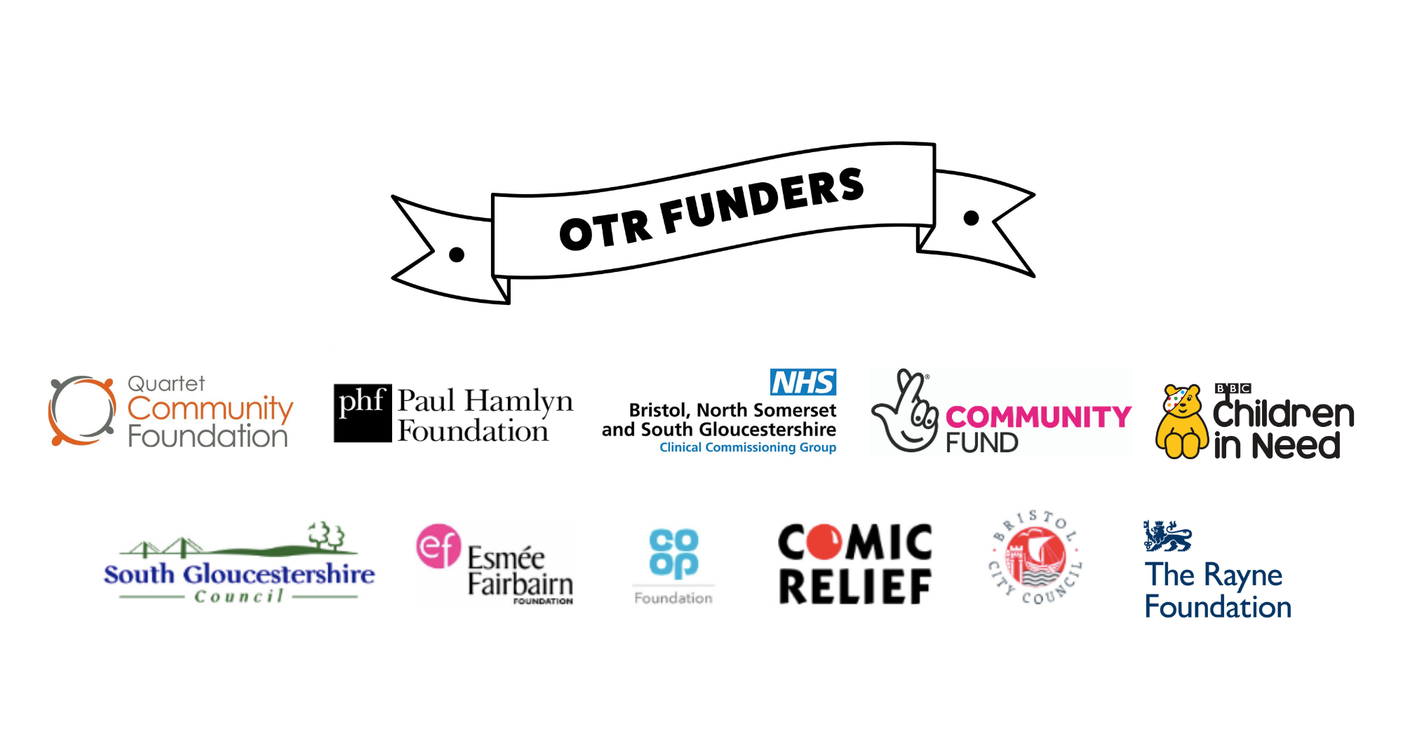 Big thanks to our funders