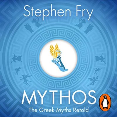 The book cover of, ‘Mythos; The Greek Myths Retold’ by Stephen Fry. 