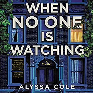 Book cover for When No One Is Looking by Alyssa Cole. It shows the front of a house in Brooklyn