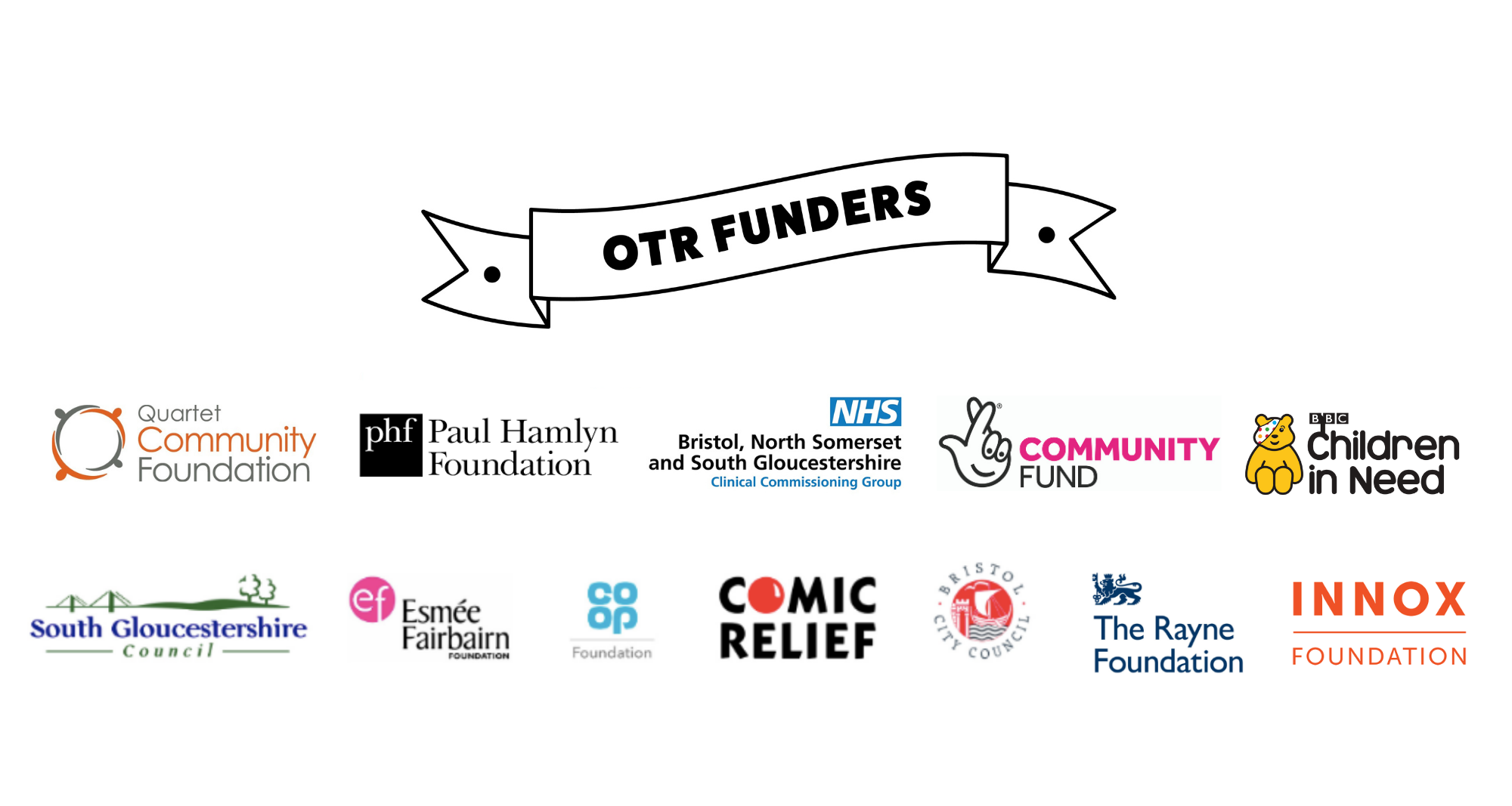 Big thanks to our funders